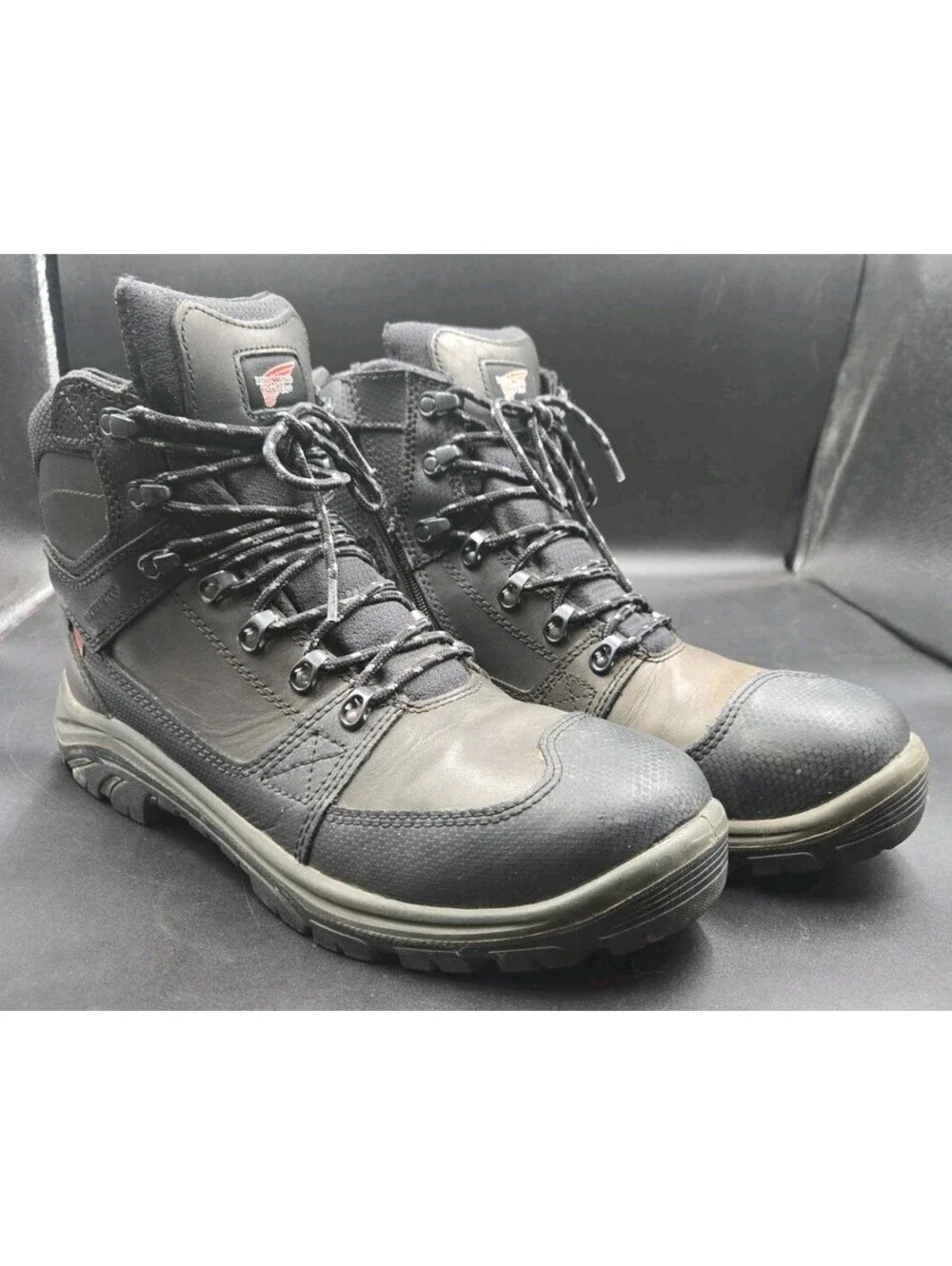 Red Wing Tradesman 6” Zip Waterproof Composite Safety Toe Boots Mens 12 EE 6617
